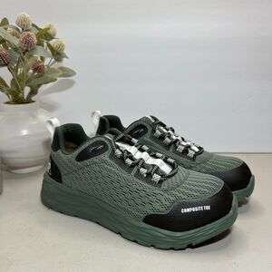 Rocky V-Lite Nano Composite Toe Vibram Sneaker Safety Shoe Green Women 8.5 NWB